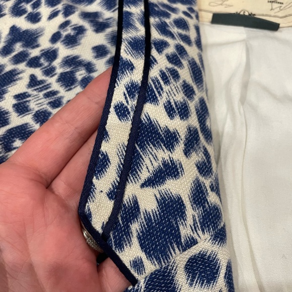 Cartonnier Blue Leopard Print Blazer from Anthropologie - Picture 7 of 9